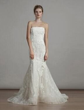 Liancarlo 6891 Wedding Dress Strapless Lace Trumpet Ivory Bridal Gown